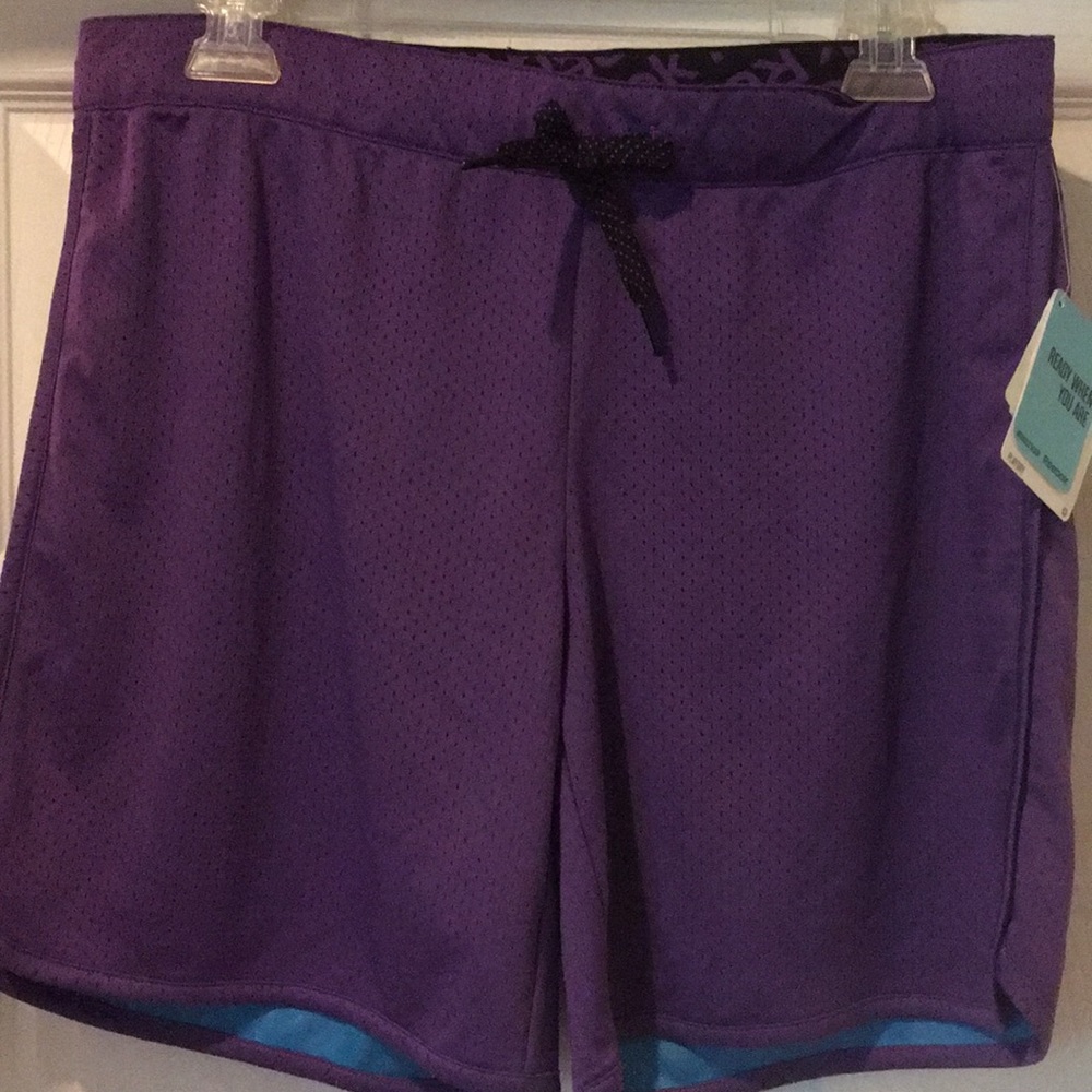 Reebok Purple athletic shorts